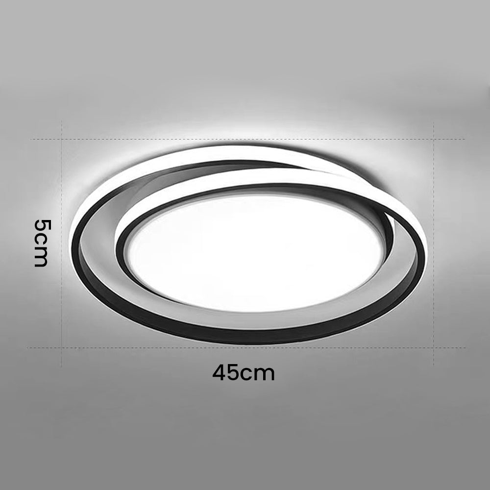 Minimalist LED Circle Ceiling Light | Modern Gold Flush Mount