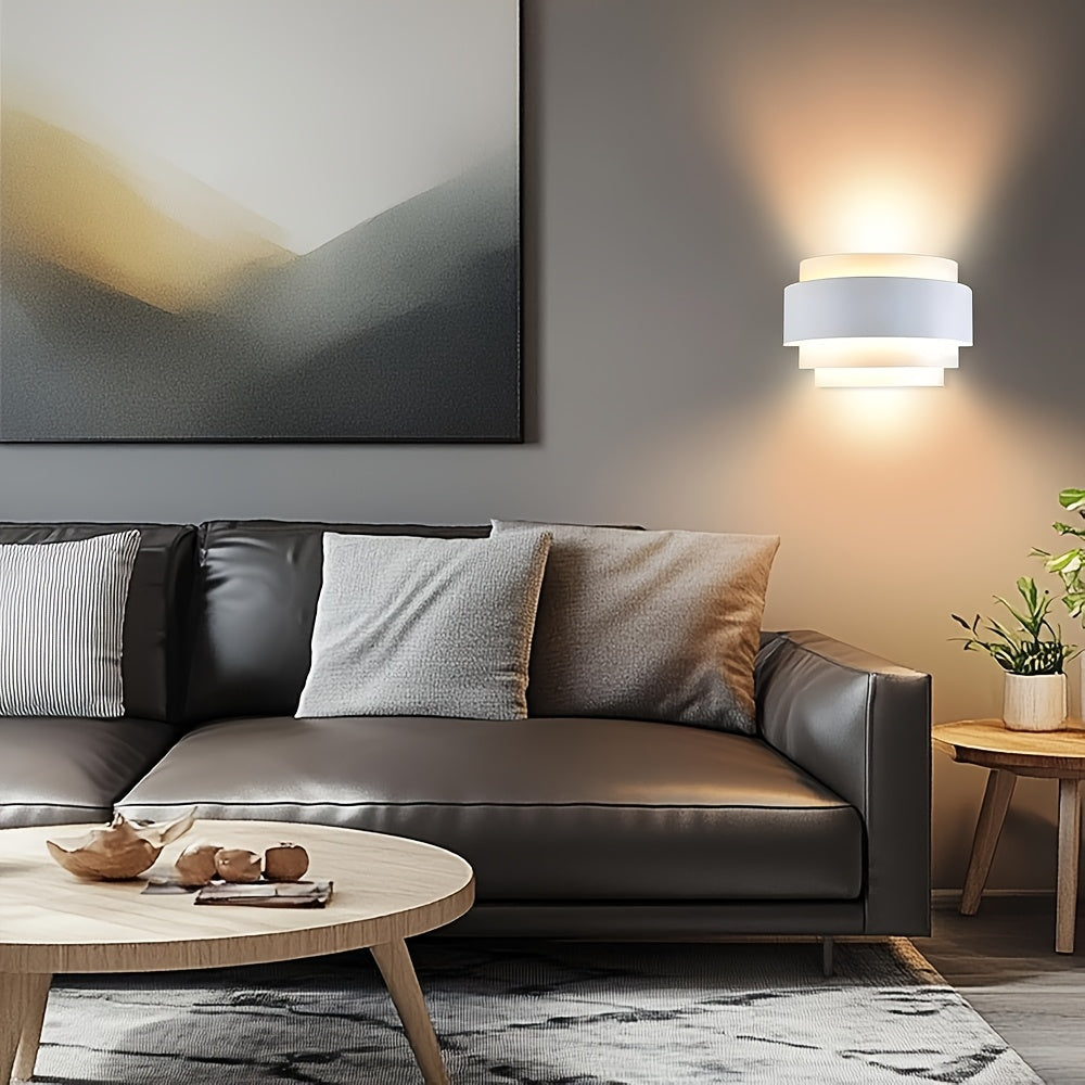 Modern Wall Sconce | Up & Down Metal Wall Light