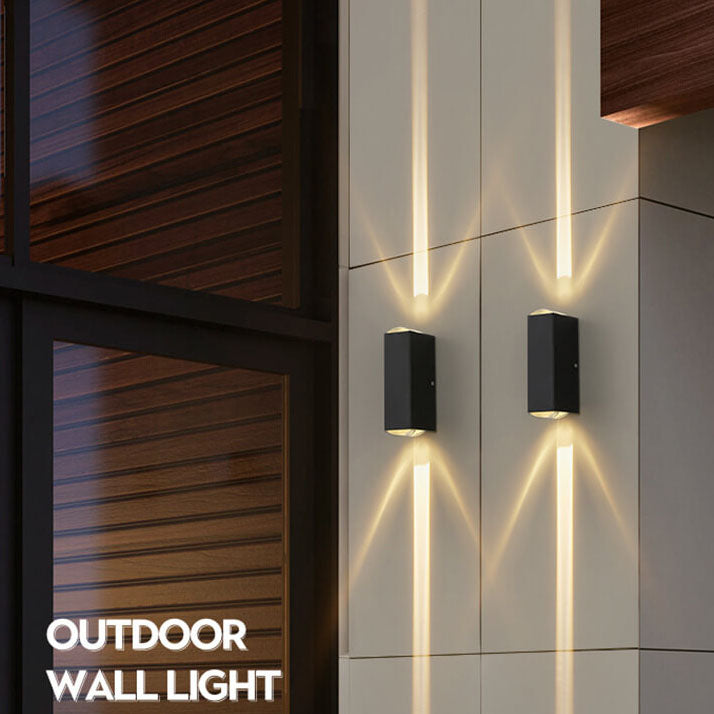 Modern Waterproof LED Outdoor Wall Lamp | Rectangular Sconce Light
