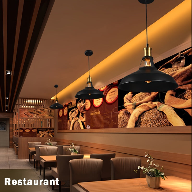 Industrial Metal Pendant Light | Retro Loft Style