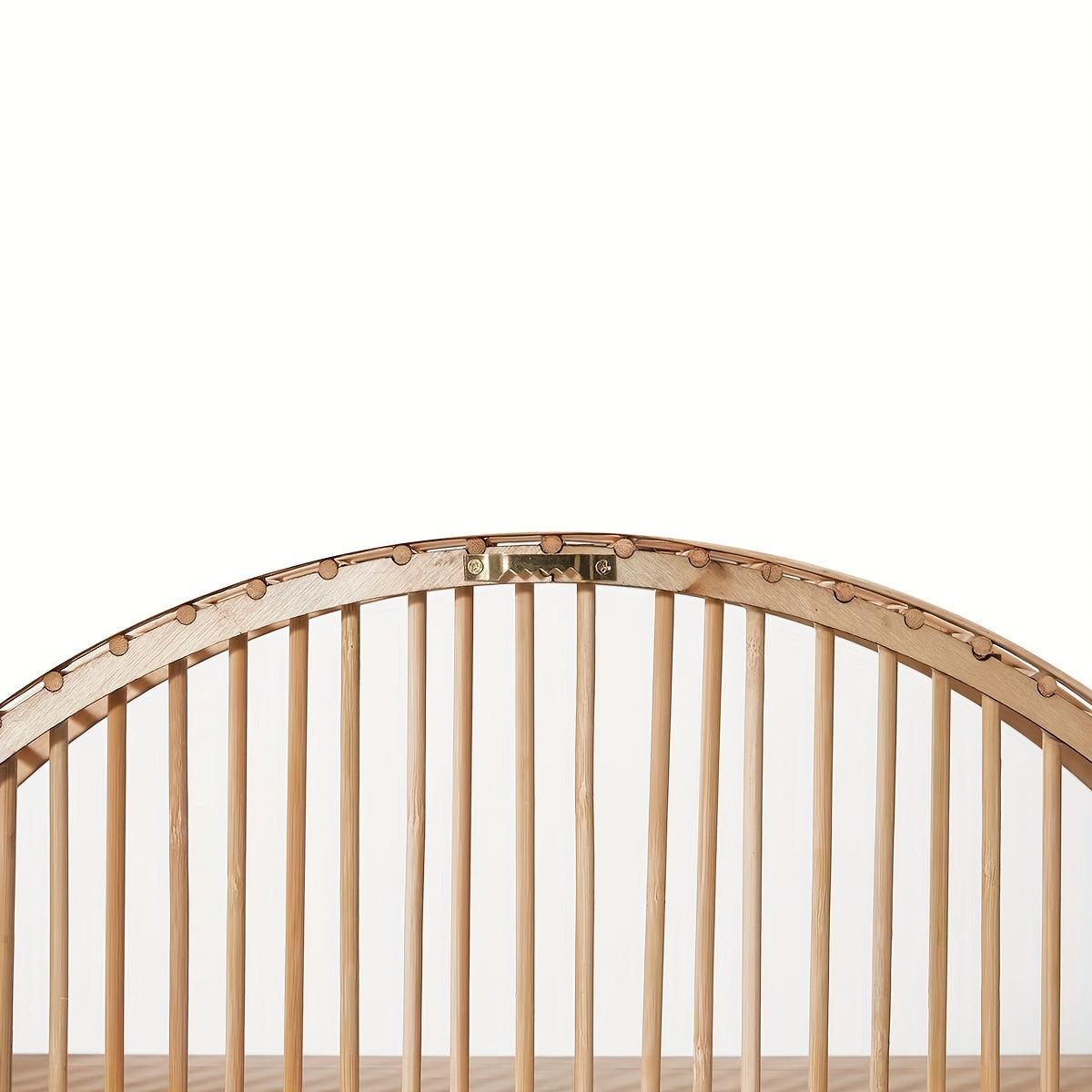 Round Bamboo Wall Shelf | Handmade Boho Floating Organizer