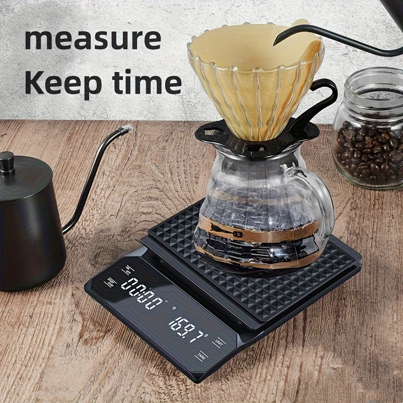 High-Precision Digital Coffee Scale | Multifunctional Kitchen Scale with Timer