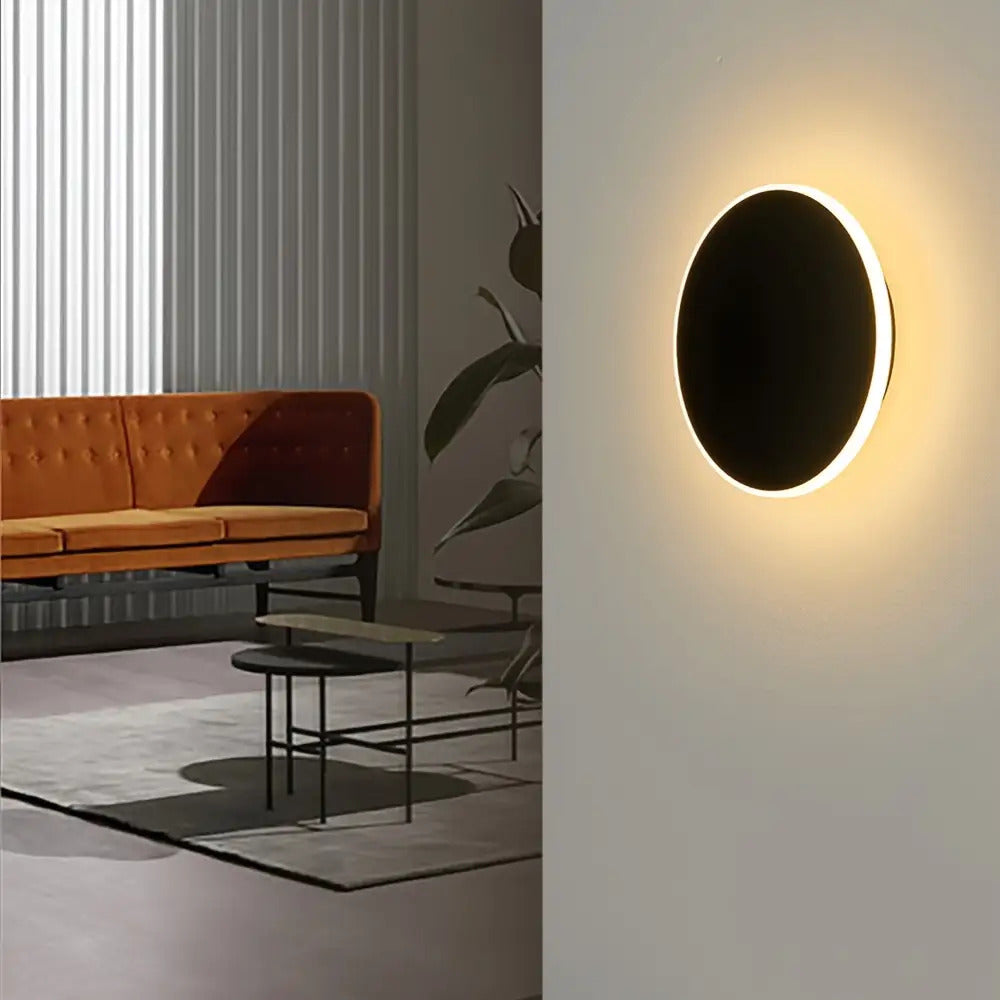 Minimalist Round LED Wall Light | Modern Nordic Design