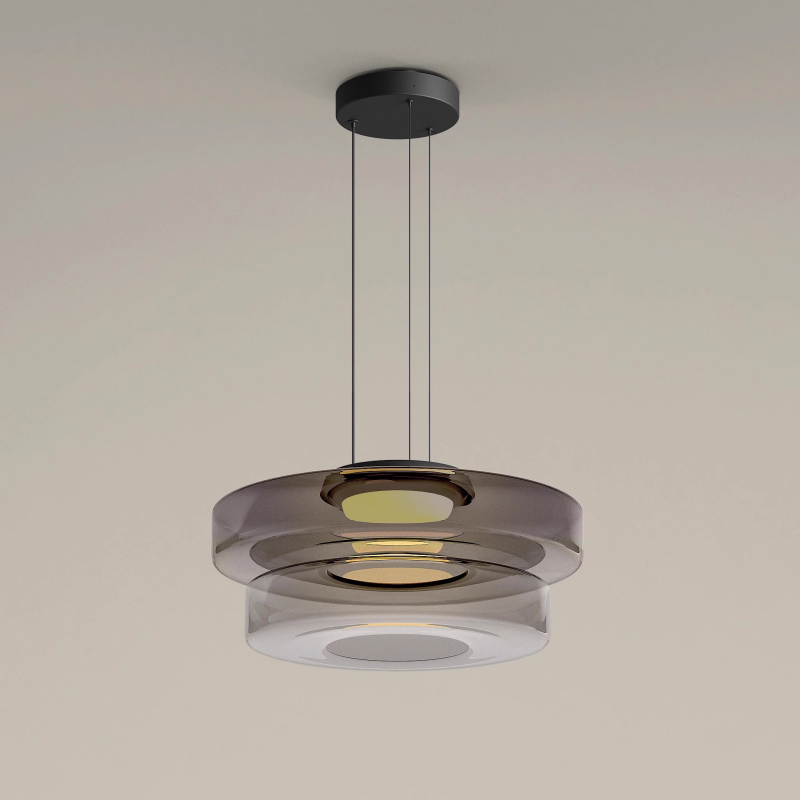 Glass Pendant Lamp | Bauhaus Style Hanging Light