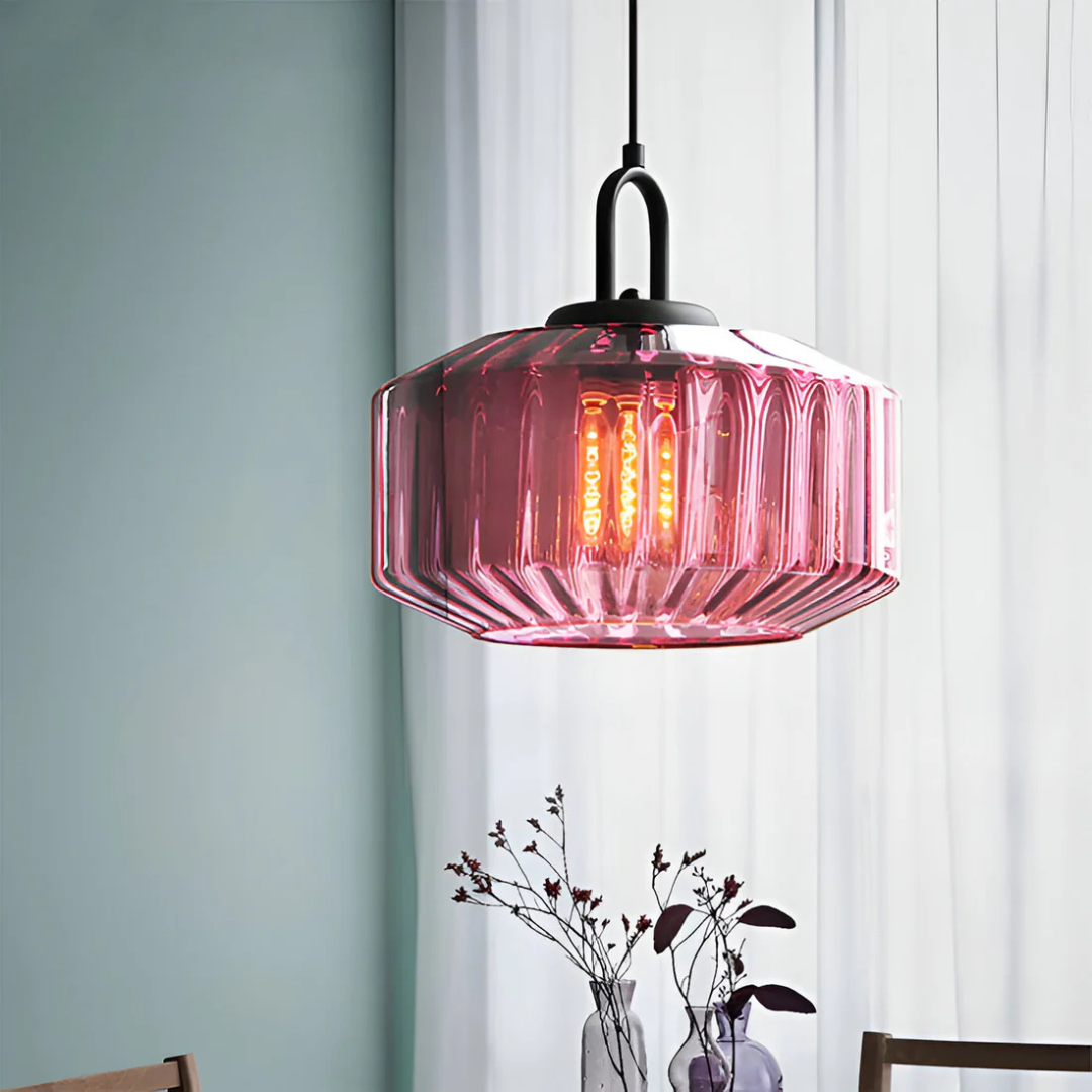 Mireta Glass Pendant Light | Retro-Coloured Glass Design