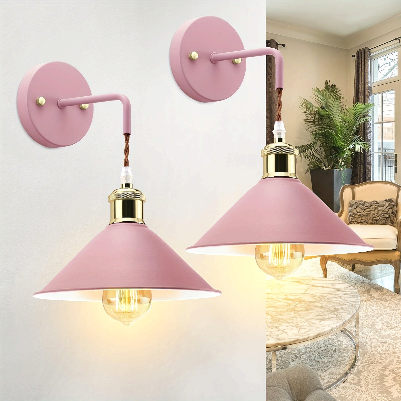 Modern Metal Wall Sconce | Industrial Oil-Rubbed Wall Light Fixture