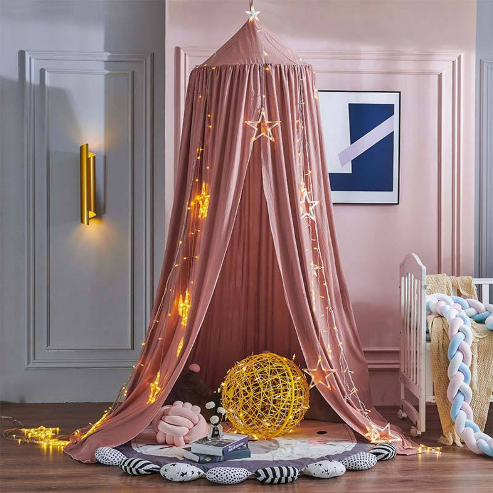 Bed Canopy for Kids Room Soft Hanging Decor Lightweight Fabric 10