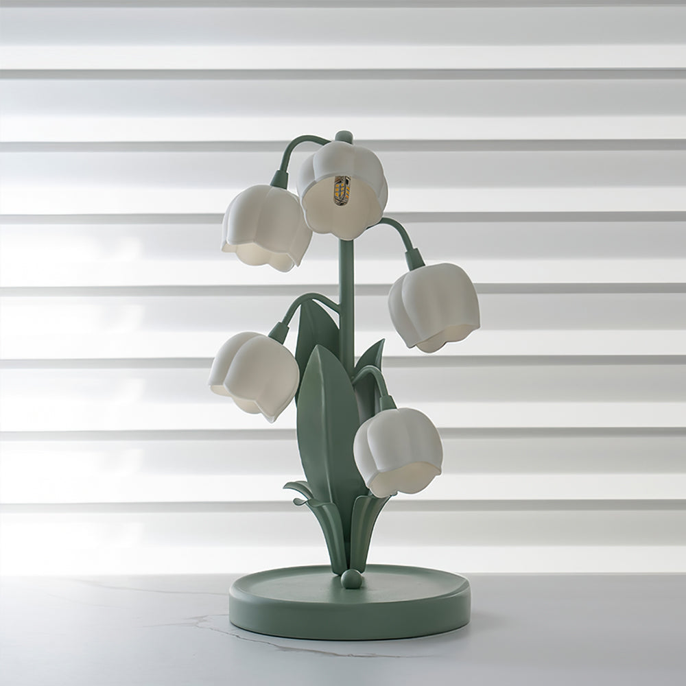 Bell Orchid Table Lamp | Elegant Floral Indoor Light