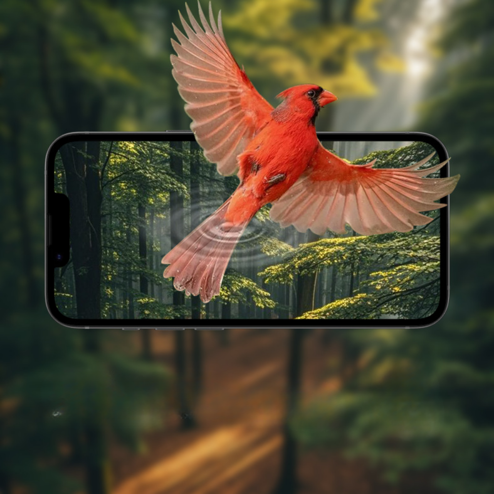 Telecamera per mangiatoia per uccelli da esterno intelligente HD con controllo tramite app