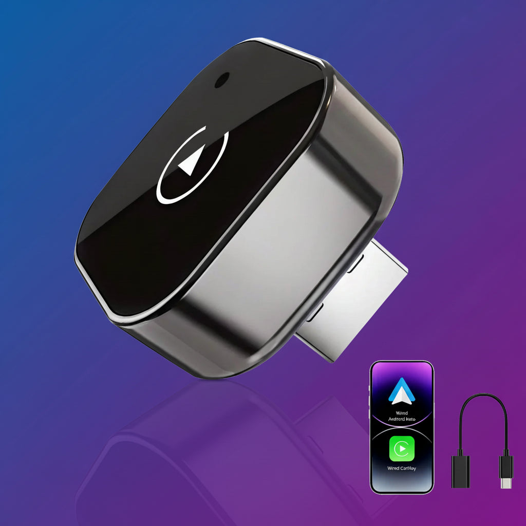Adaptor fără fir CarPlay pentru mașină Android Auto USB Plug and Play Dongle