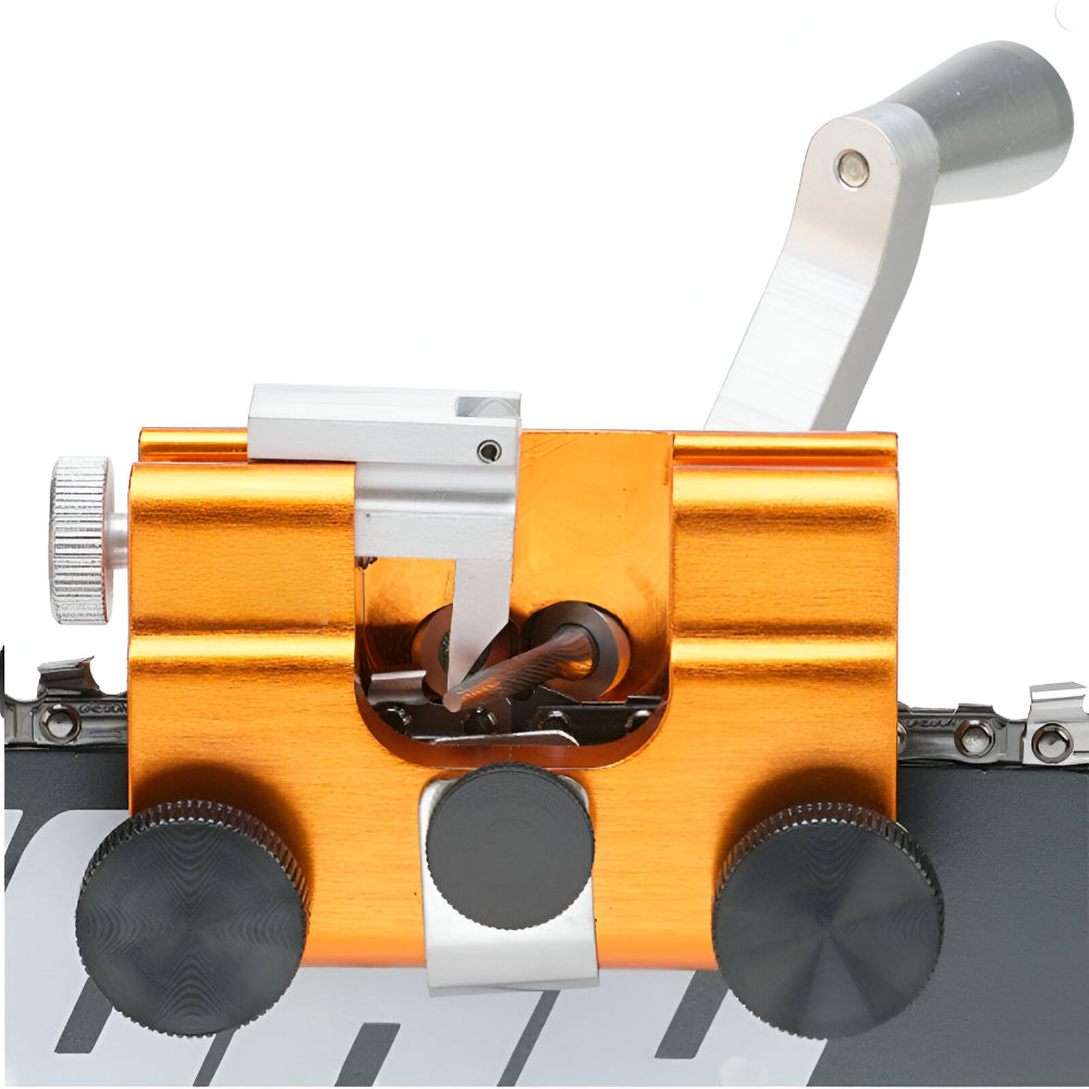 Chainsaw Sharpener Jig Guide Clamp Precision Chain Grinding Tool