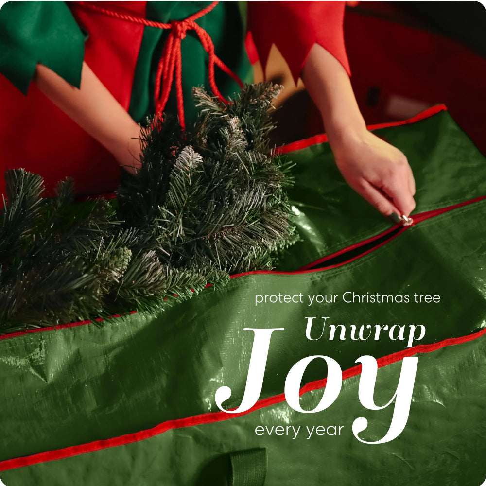 Bolsa de almacenamiento para árbol de Navidad grande impermeable de Oxford