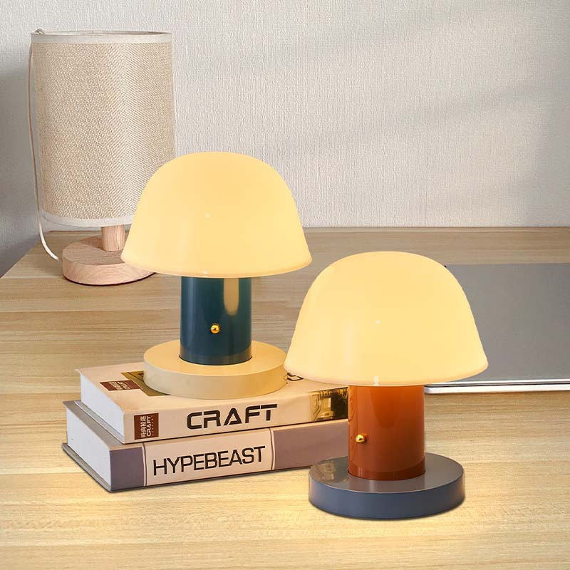 Mushroom Table Lamp | Modern Rechargeable LED Light