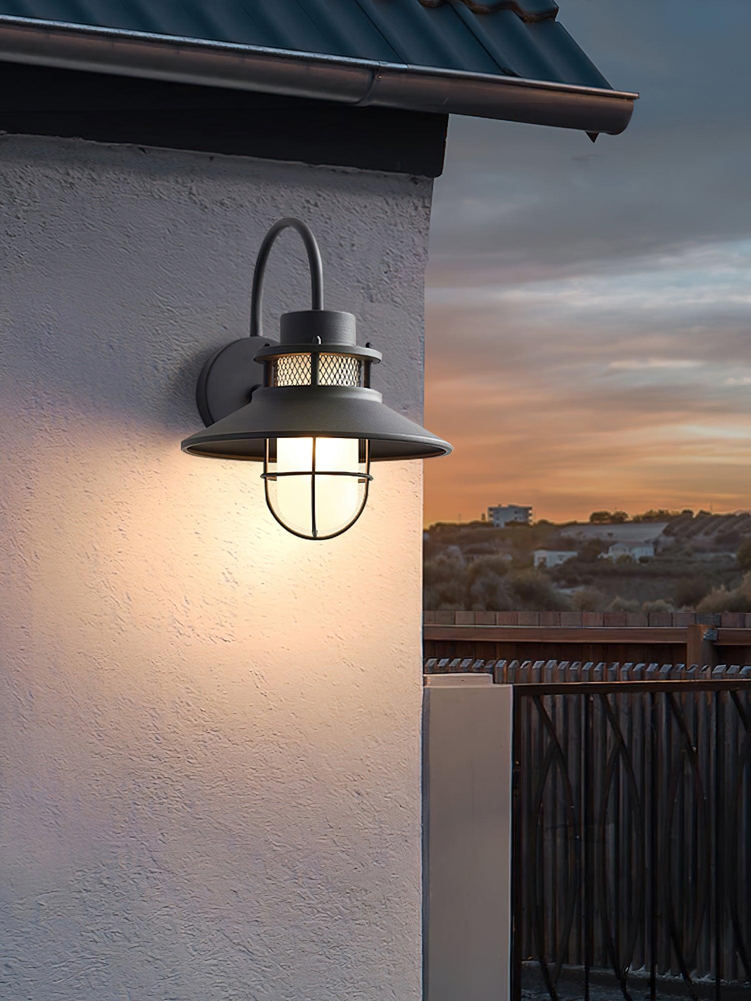 Felix Outdoor Wall Lamp | Industrial Waterproof Light Fixture