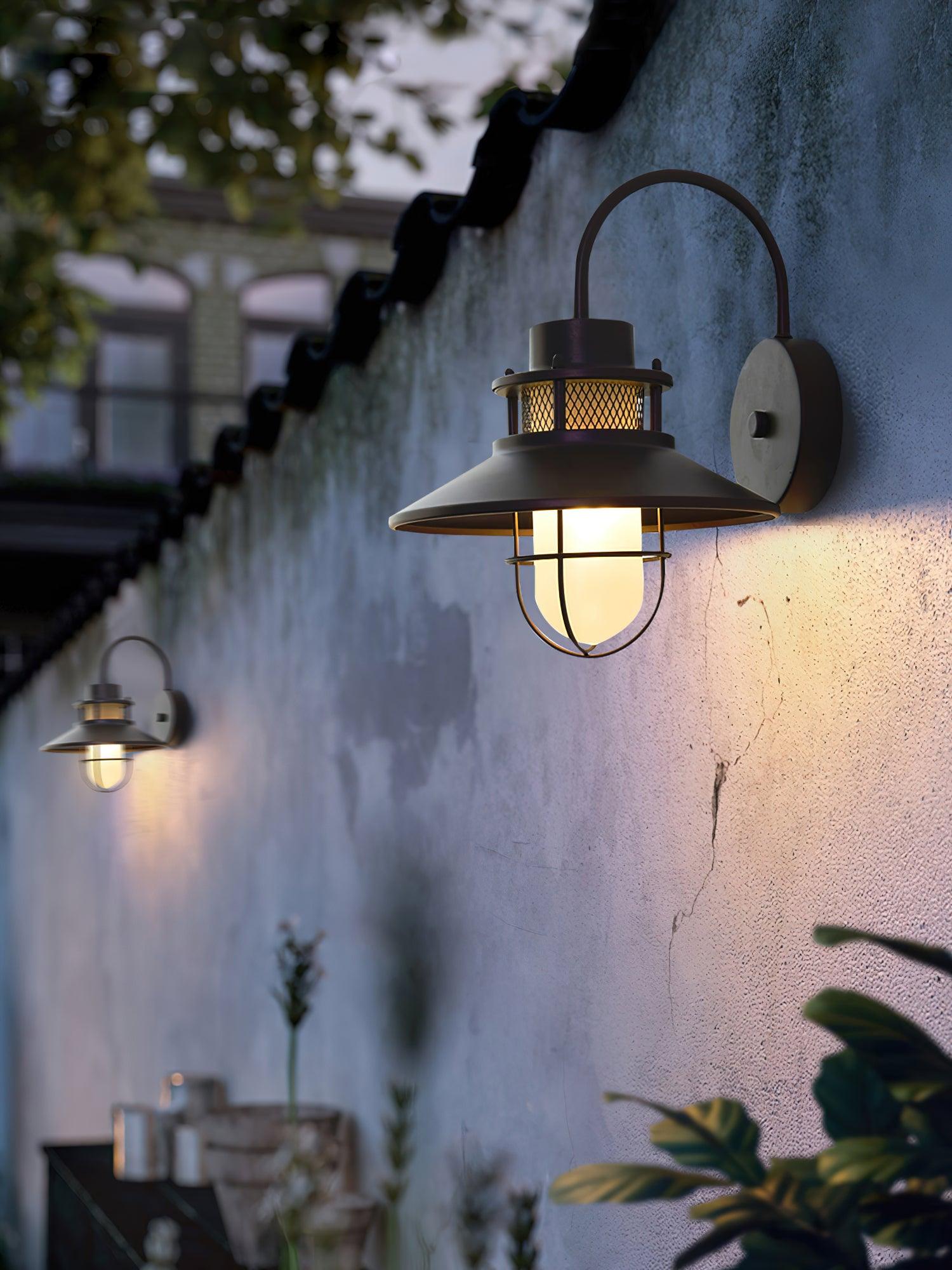 Felix Outdoor Wall Lamp | Industrial Waterproof Light Fixture