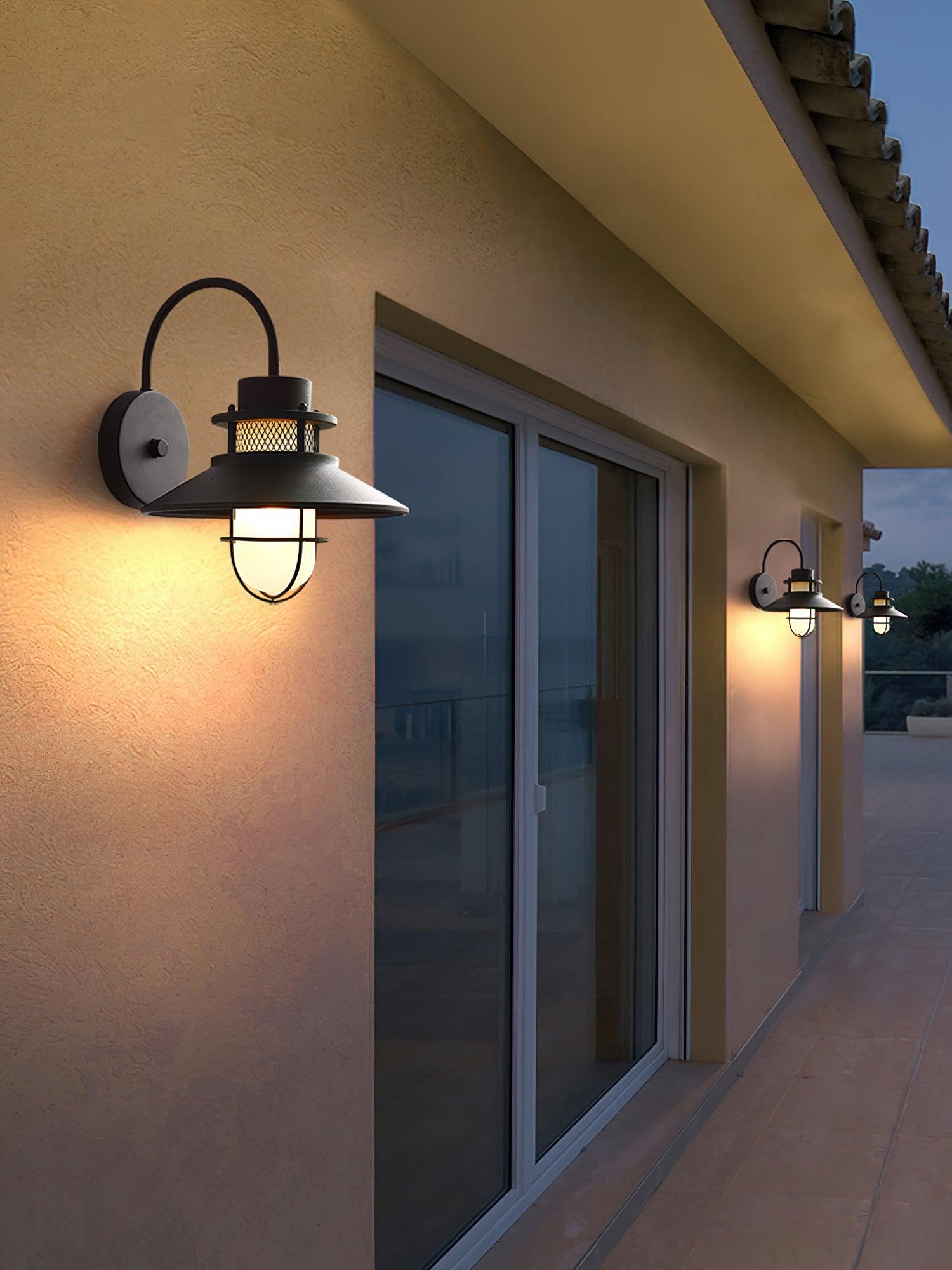 Felix Outdoor Wall Lamp | Industrial Waterproof Light Fixture