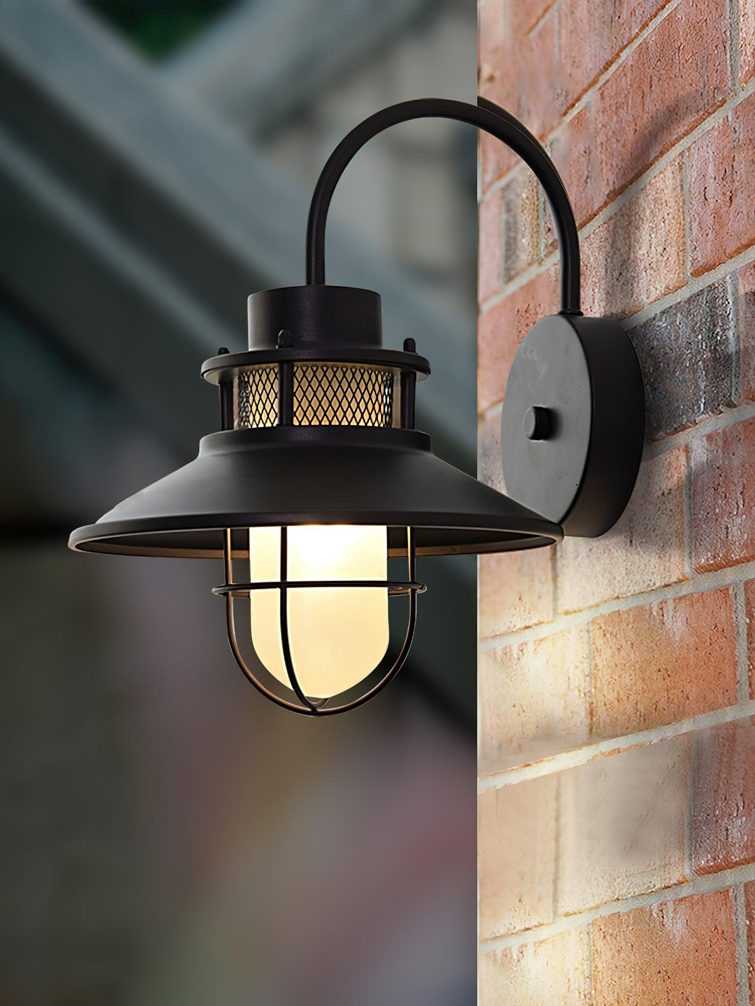 Felix Outdoor Wall Lamp | Industrial Waterproof Light Fixture