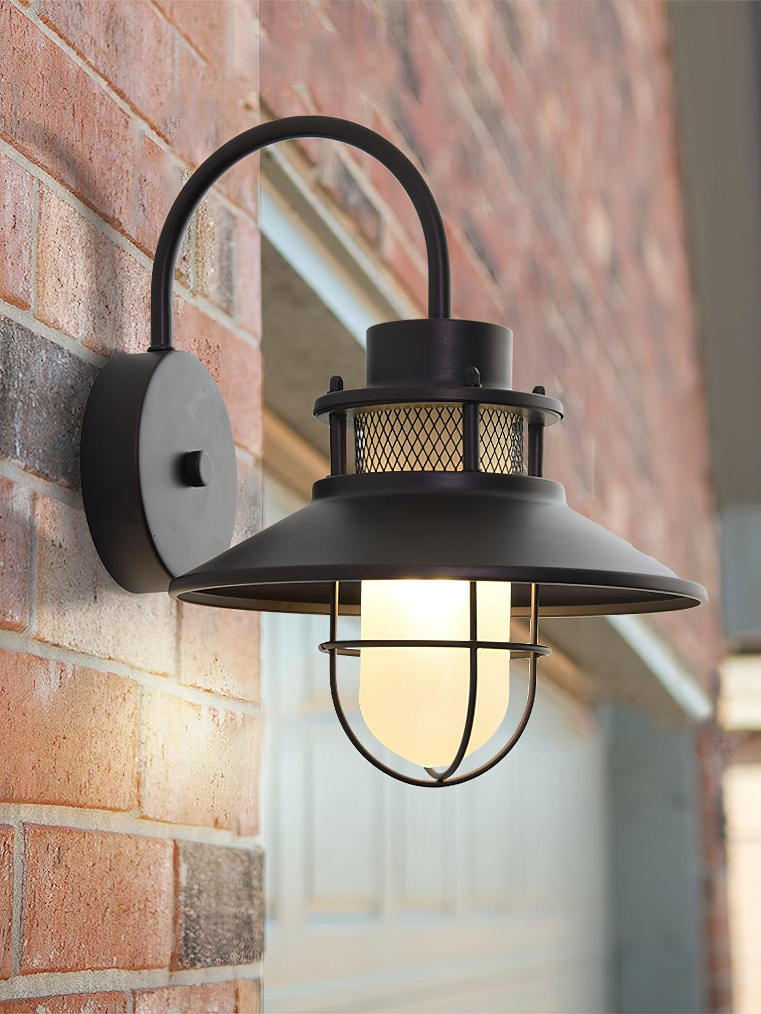 Felix Outdoor Wall Lamp | Industrial Waterproof Light Fixture