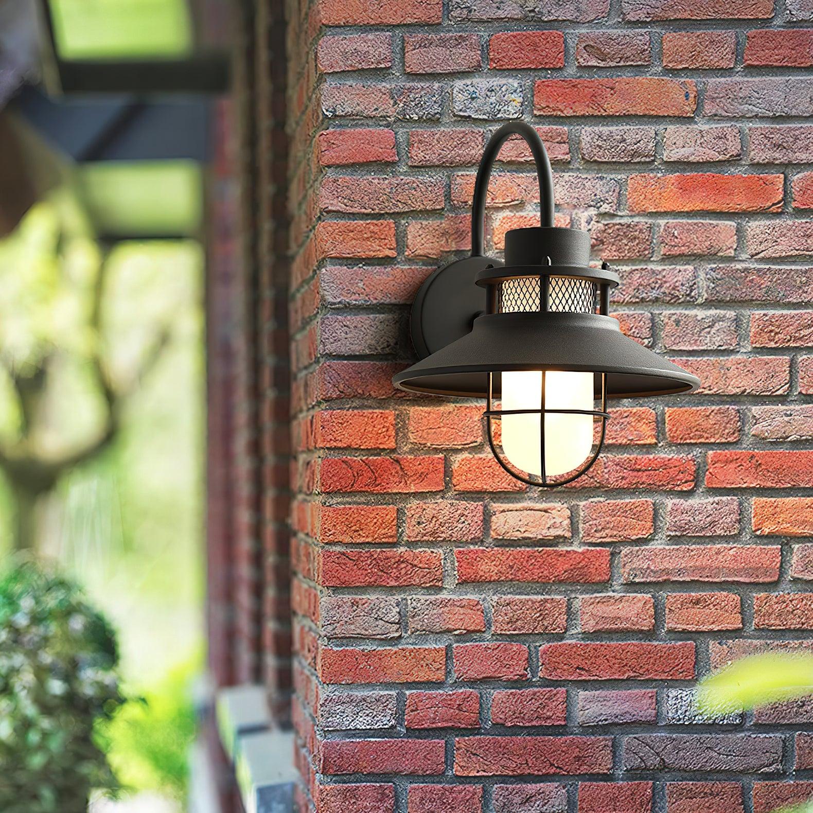 Felix Outdoor Wall Lamp | Industrial Waterproof Light Fixture