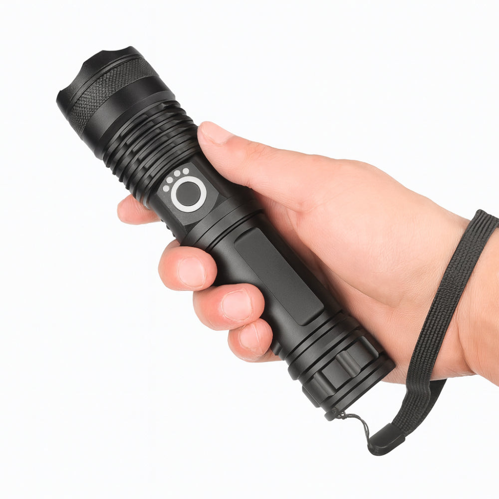 Taschenlampe LED Wiederaufladbar Handliches Lichtgerät für den Außenbereich