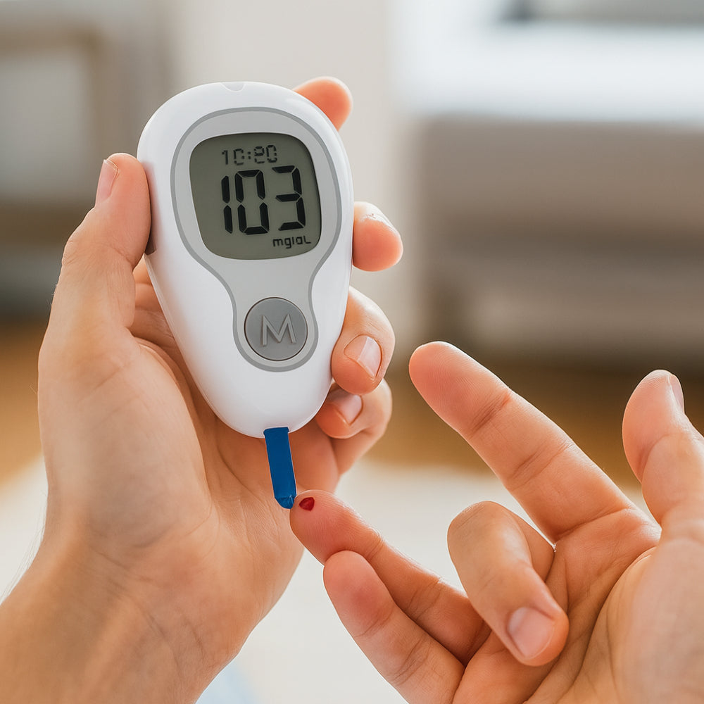 Glucose Monitor Kit Digital Blood Sugar Test Meter Set