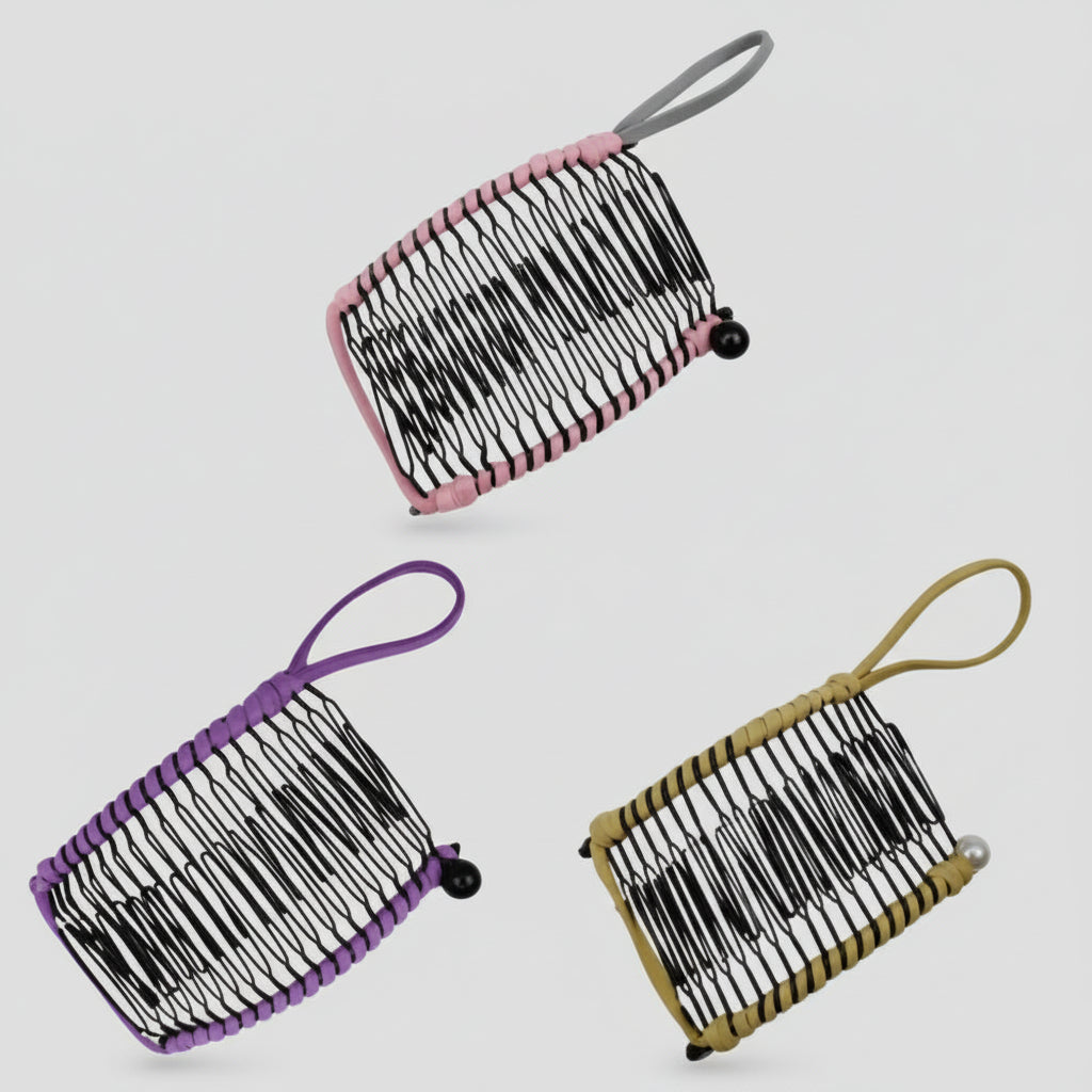 Haarspange Metall Krallenclip Retro Stil Starker Halt Dickes Haar