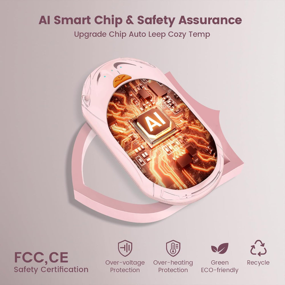 Calentadores de manos recargables juego de calentador eléctrico de bolsillo