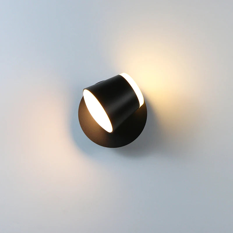 Rotatable LED Wall Lamp | Modern Adjustable Lighting