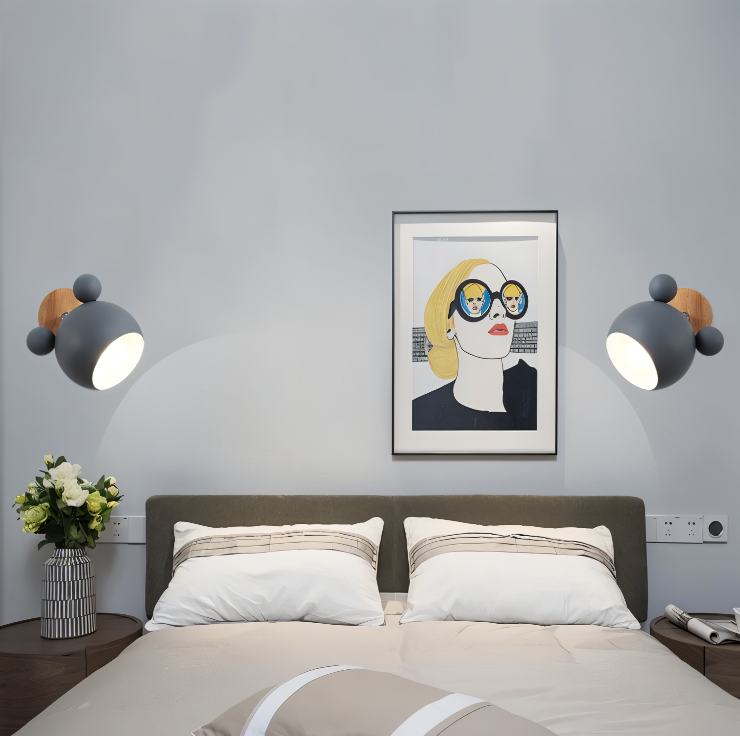 FlashMouse Wall Lamp | Playful Modern Design