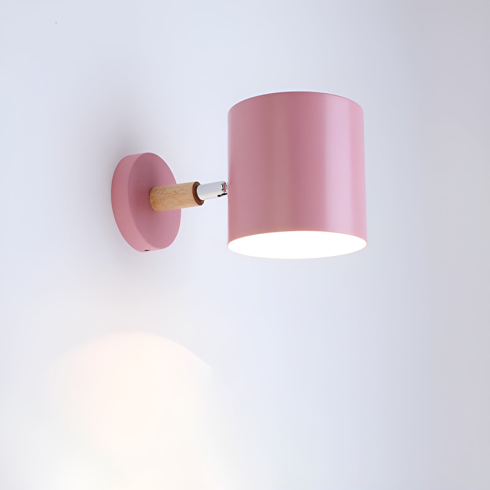 NordicGlow Adjustable Wall Lamp | Pastel Scandinavian Design