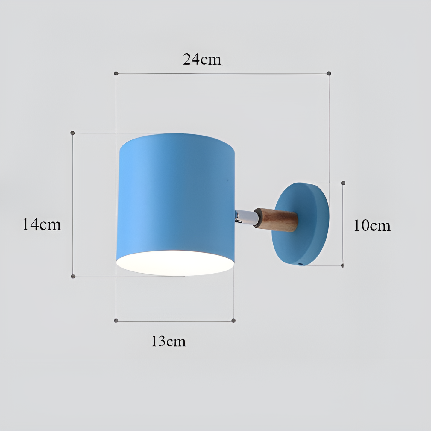 Lampă de perete reglabilă NordicGlow | Design scandinav pastelat