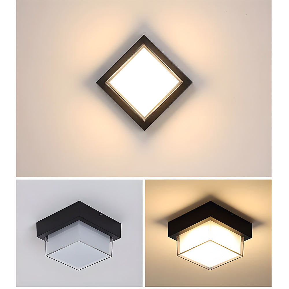Outdoor LED Ceiling Light | IP68 Waterproof Flush Mount