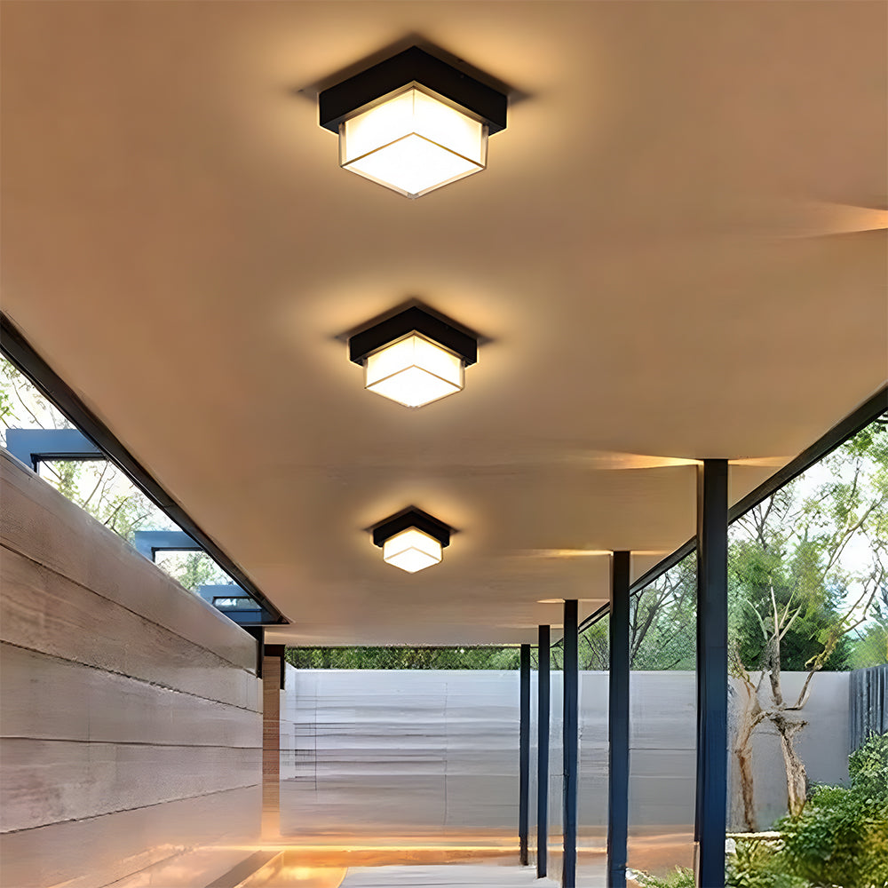 Outdoor LED Ceiling Light | IP68 Waterproof Flush Mount