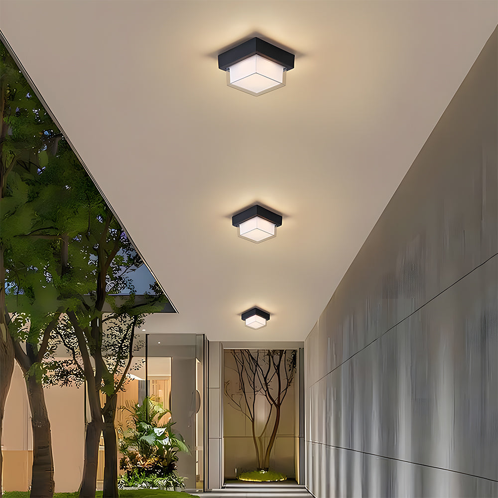 Outdoor LED Ceiling Light | IP68 Waterproof Flush Mount