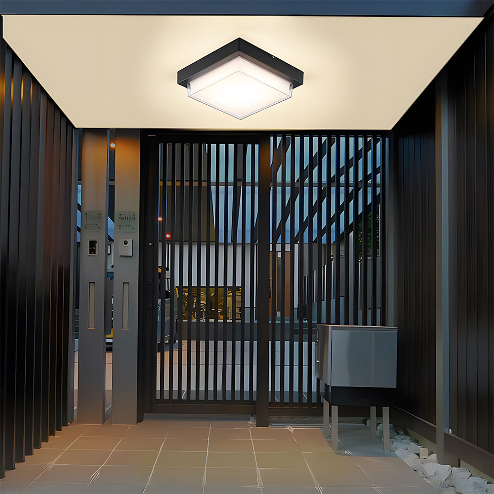 Outdoor LED Ceiling Light | IP68 Waterproof Flush Mount