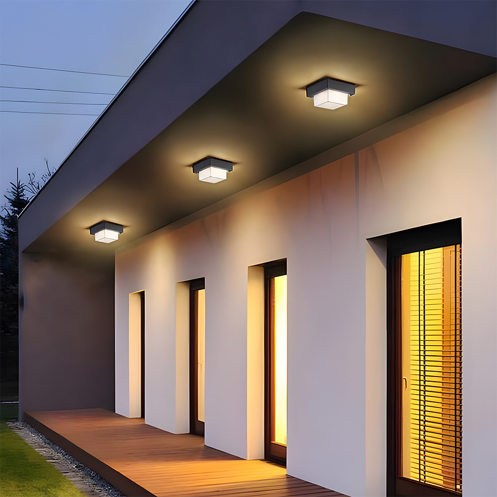 Outdoor LED Ceiling Light | IP68 Waterproof Flush Mount