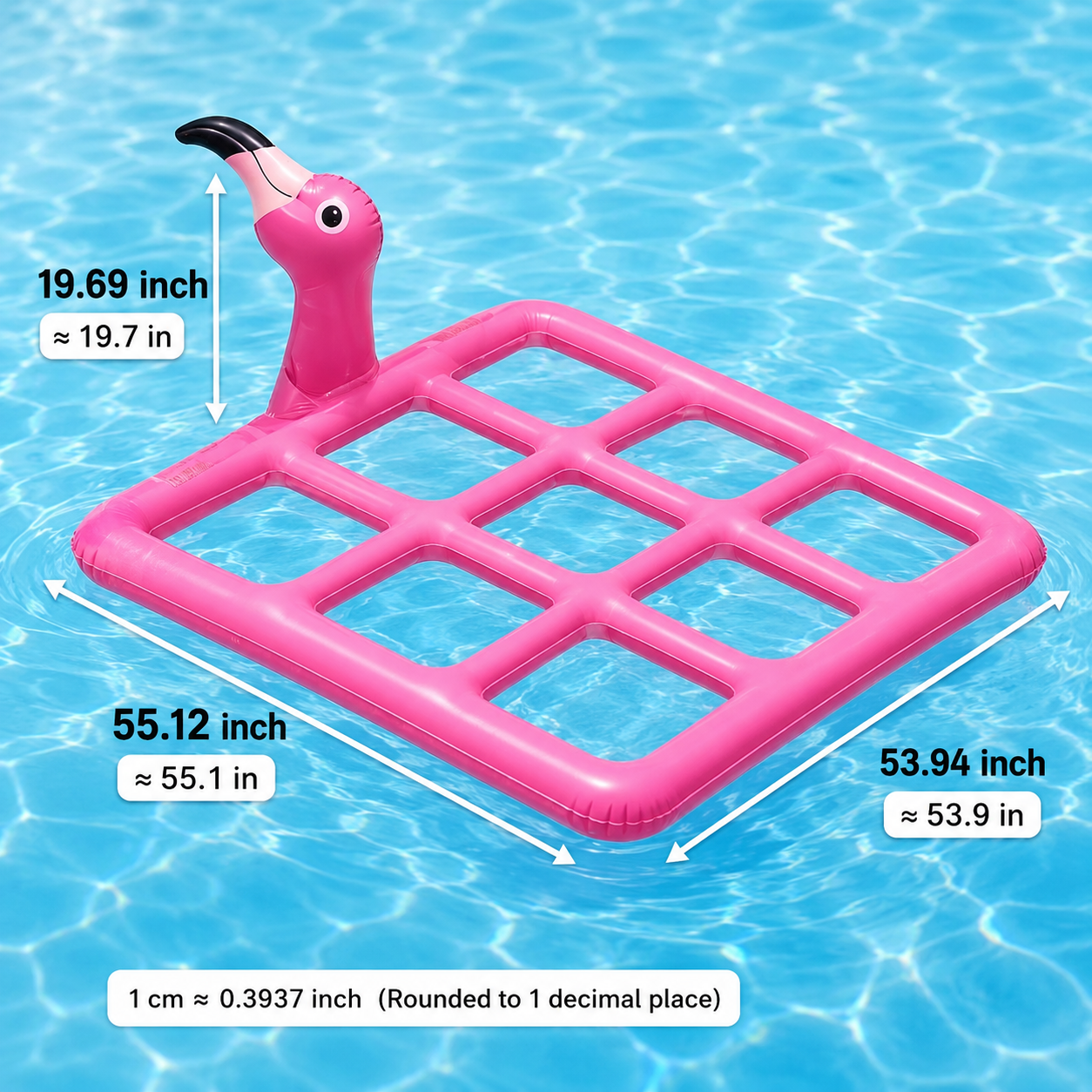 Aufblasbares Pool-Schwimmtier Flamingo Wasserspielzeug