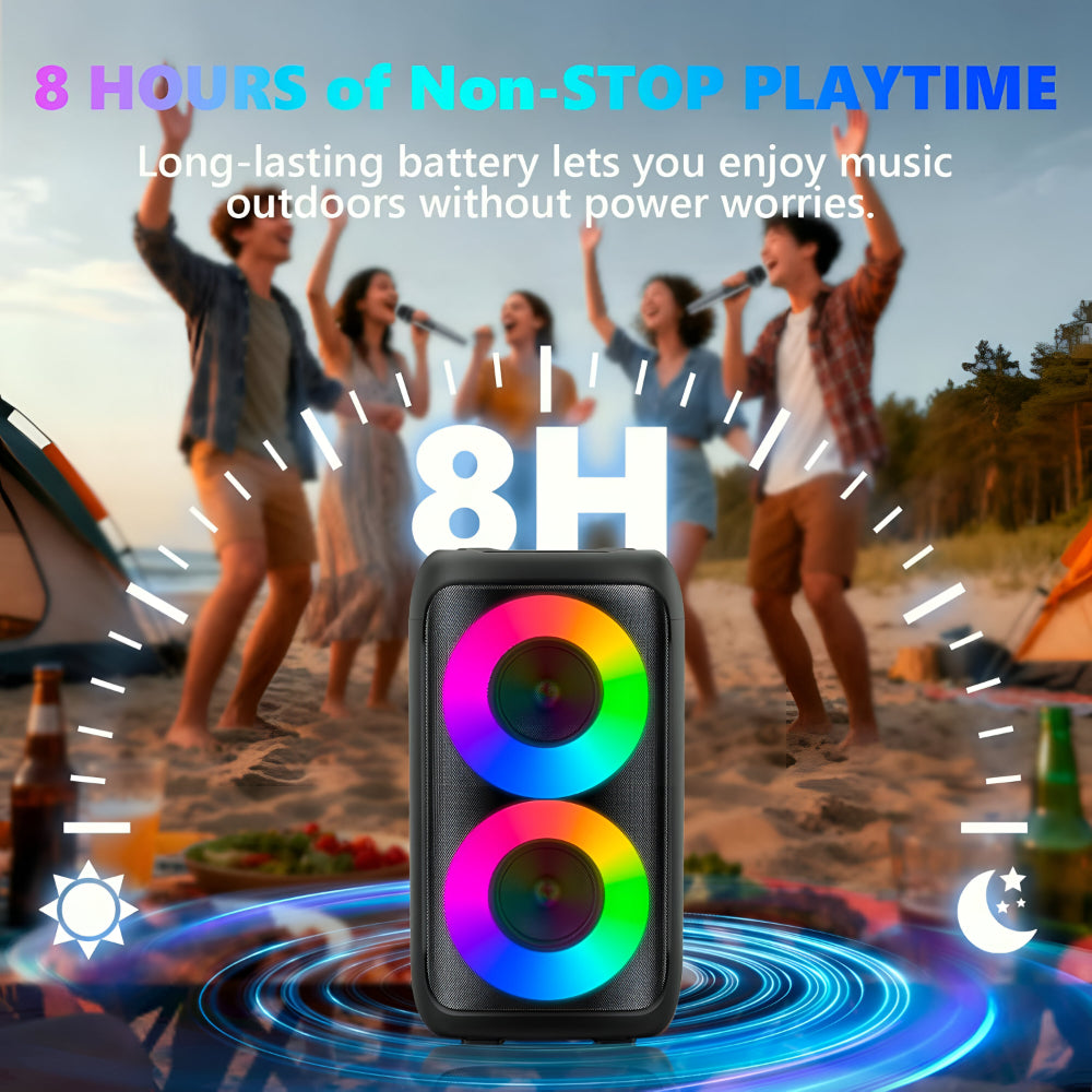 Karaoke Machine Wireless Portable Speaker Microphones