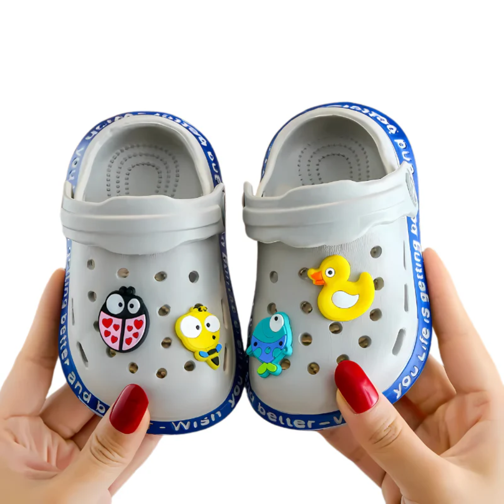 Børnetræsko Tegneserie Slip-On Have-Sandaler Småbørnssko
