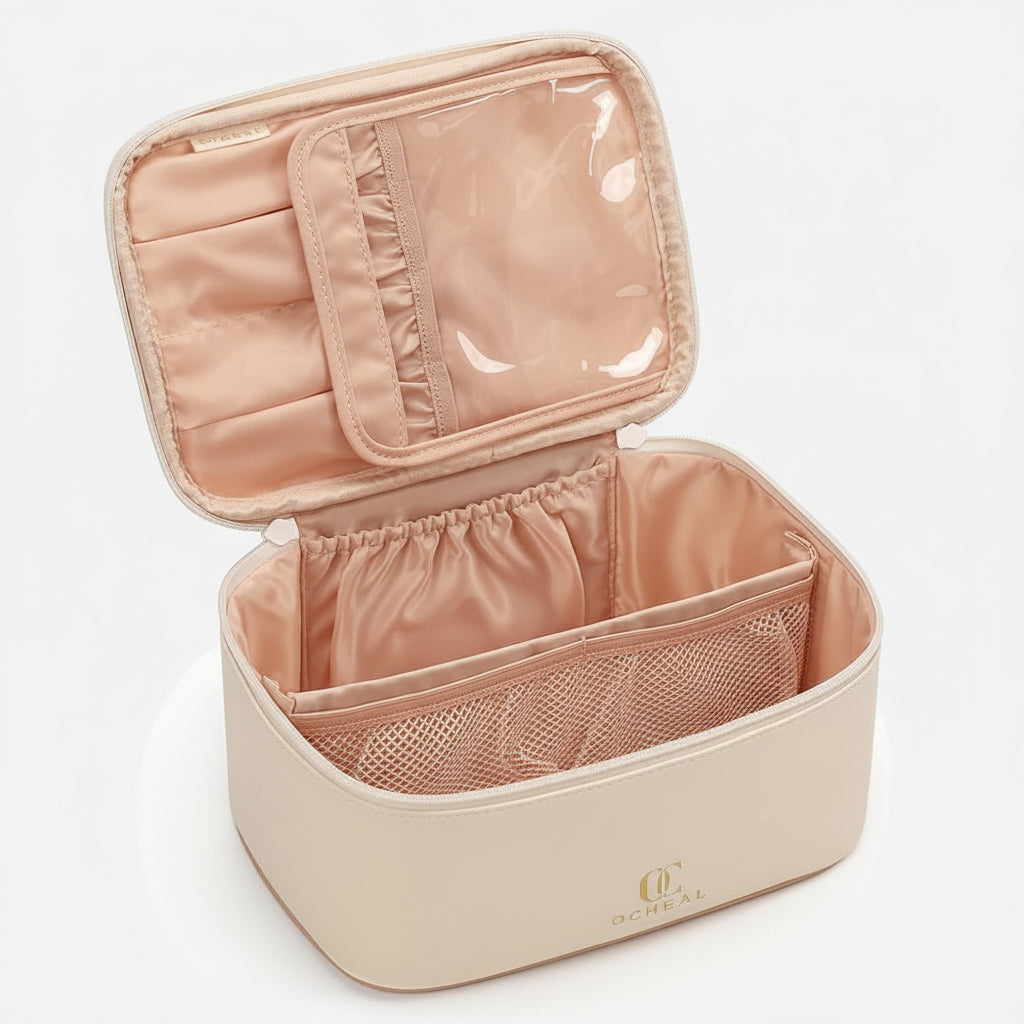Bolsa de Maquilhagem Bolsa de Cosméticos de Viagem Organizador Presente para o Dia da Mãe