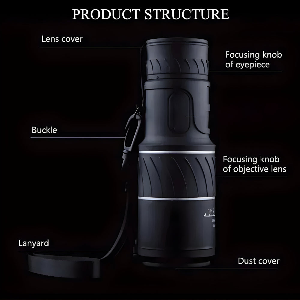 Night Vision Monocular Optical Zoom Outdoor Viewing Device