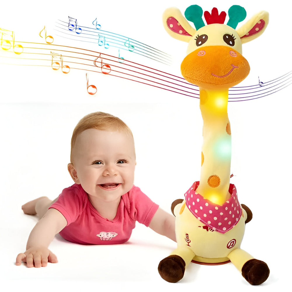 Plüschspielzeug Interaktive Singende Giraffe Kinder Musikalischer Begleiter