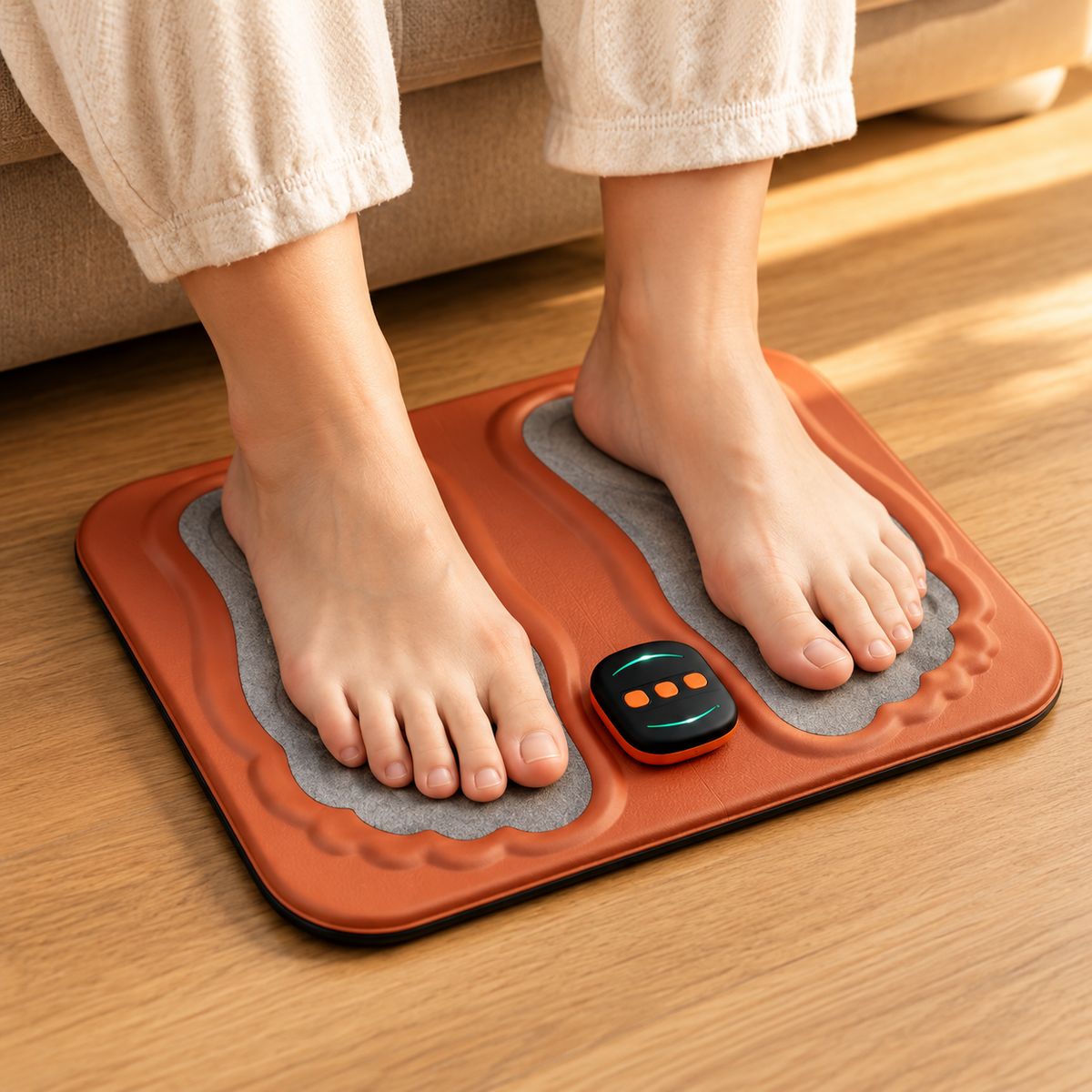 Bærbar fodmassagepude Ergonomisk design Sammenfoldelig æltning