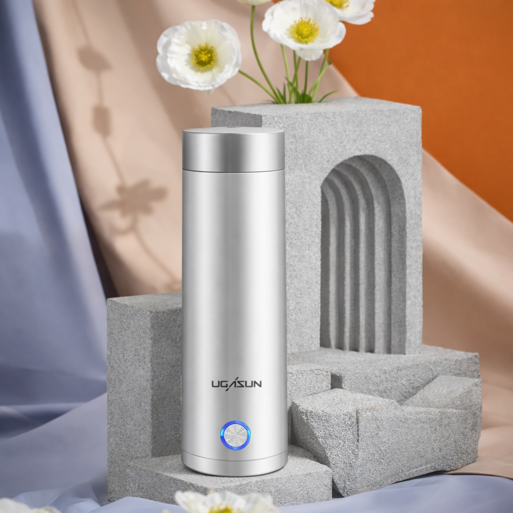 Fierbător electric portabil de călătorie din oțel inoxidabil, mini ceainic pentru apă