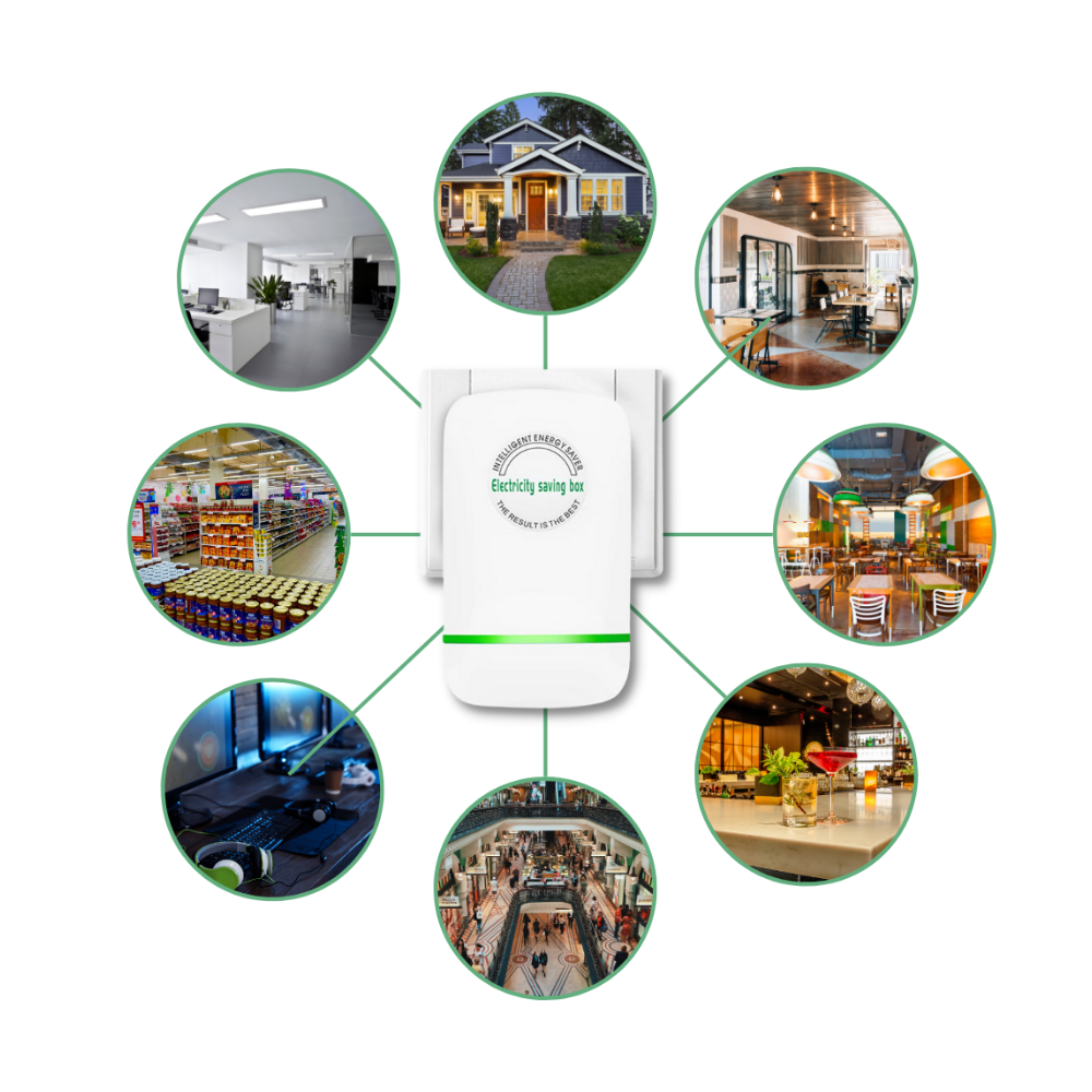 Dispositivo Ahorrador de Energía Enchufe de Control de Voltaje para el Hogar
