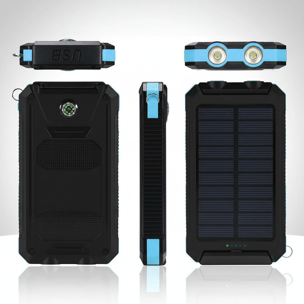 Soloplader 20000mAh Vandtæt Powerbank