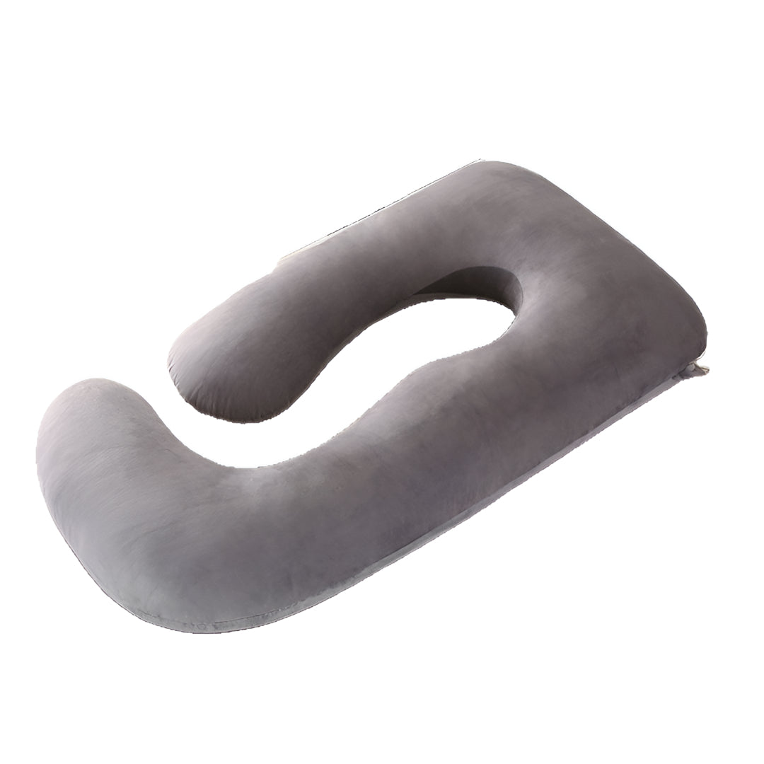 Perna de Sarcină pentru Întregul Corp | Perna Maternă în Formă de U cu Husa Spălabilă