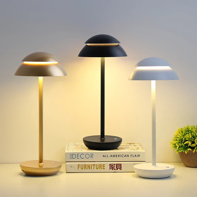 PowerLuxe Rechargeable Table Lamp | Modern Wireless Lighting