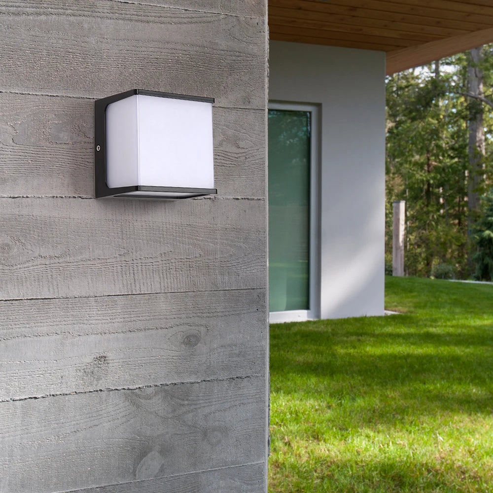 AeroCube Outdoor Wall Light | Modern Waterproof LED
