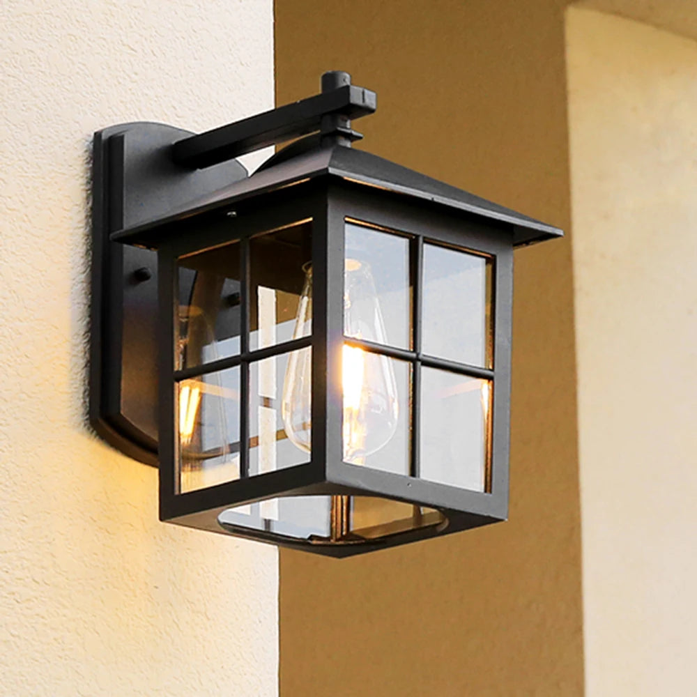Camden Outdoor Wall Lamp | Vintage E27 Lantern Sconce